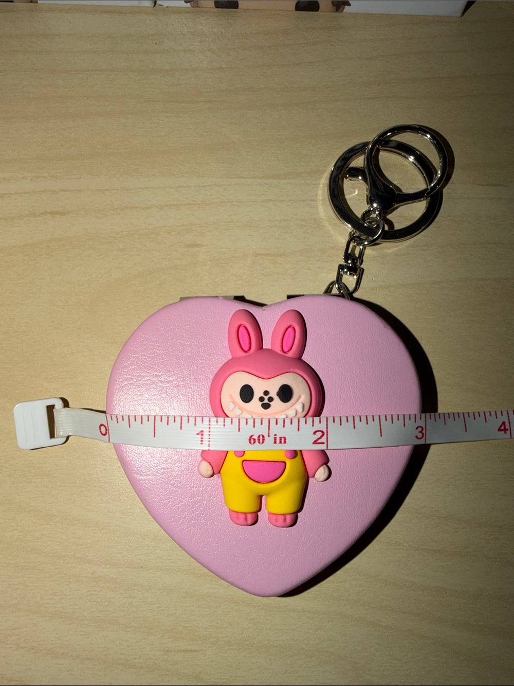 Monster Compact Mirror Keychain - Picture 3 of 6